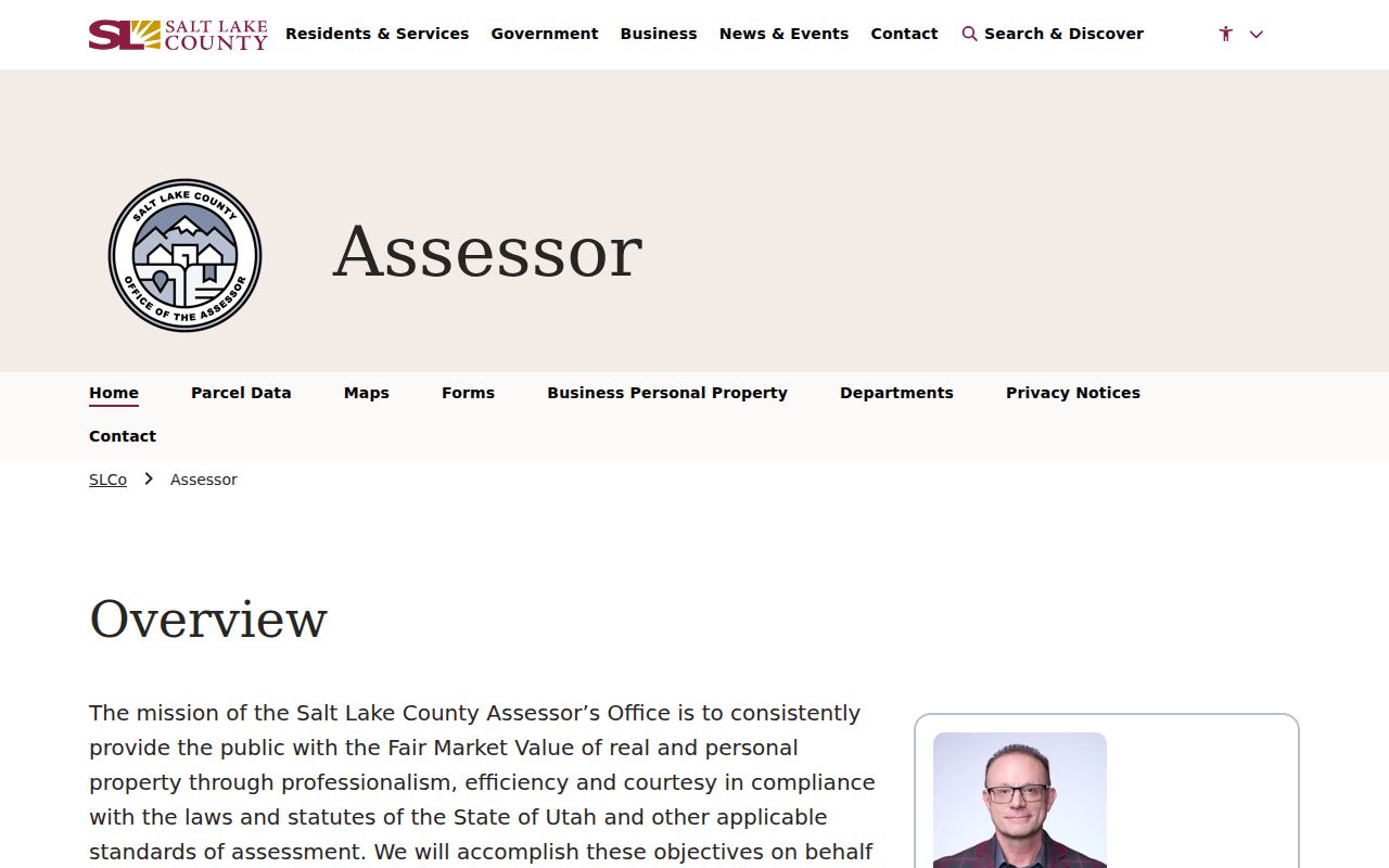 Salt Lake County Assessor Murray parcel search