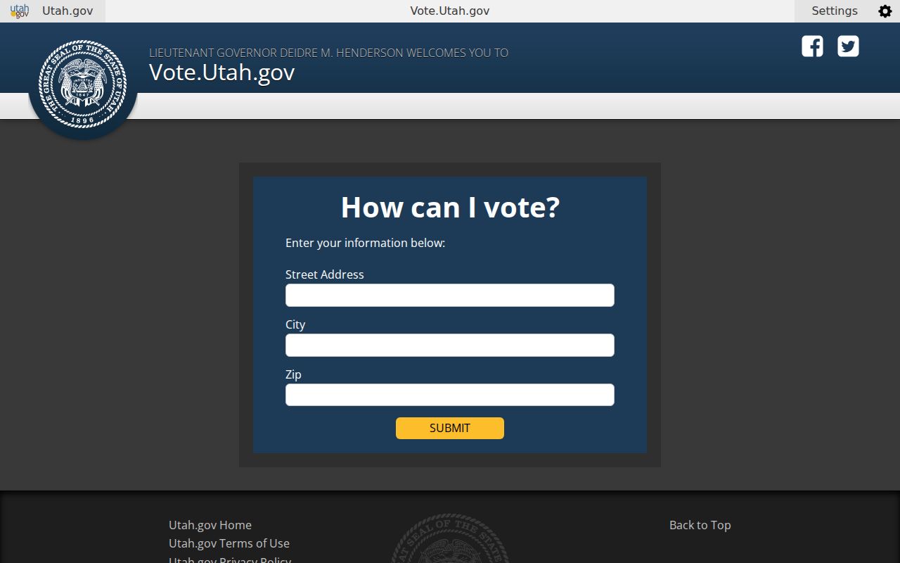 Utah voter status lookup for Murray records
