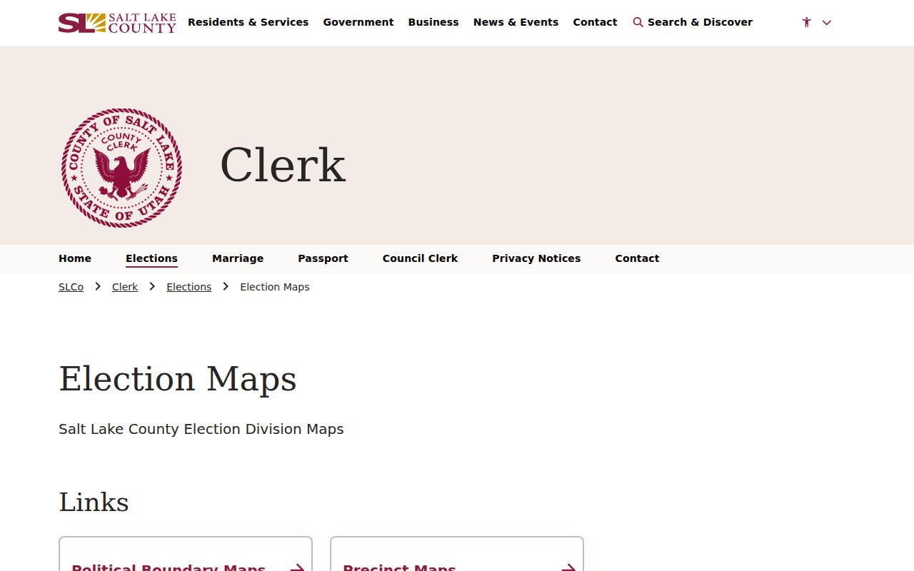 Murray election district maps for neighborhood research